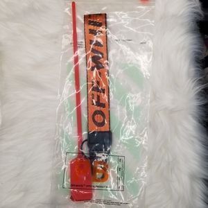 Off White industrial KEYCHAIN with the zip tie. Never used still in bag